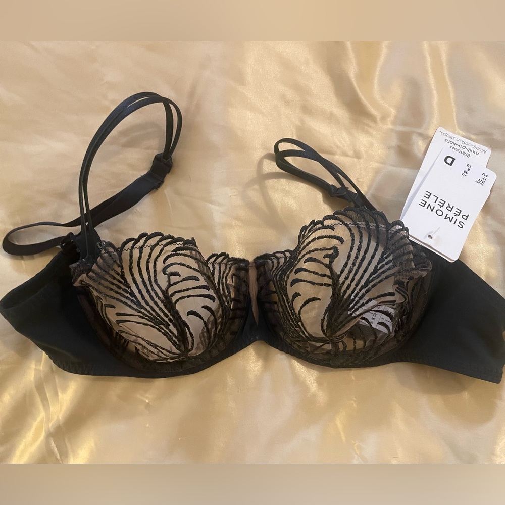 Simone Perele Lingerie | Naunce Demi Bra 12N330 | 32D (70D EU) | Color: Gravity